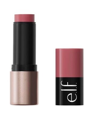 Elf Satin Finish Cream Blush Stick — muted mauve